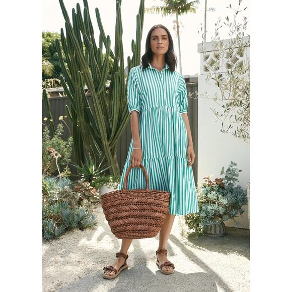 MAYE Dresses & Skirts - MAYE Marnie Midi Shirt Dress